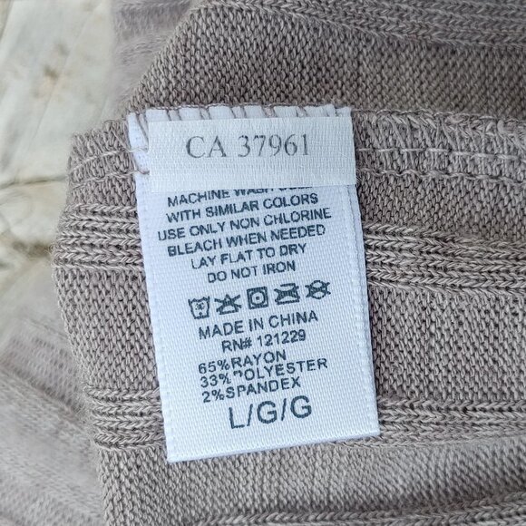 BEARPAW GREY Leggings/Base Layer Women's Size Large Ankle Detail - Picture 7 of 7